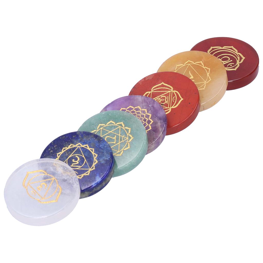 7 Chakra MultiStone Pyramid Colorful Stone Natural Gemstones Decoration Ornaments