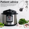 Pressure Cooker Steam Release Valves Set with Silicone Sealing Rings Pressure Cooker Exhaust Part Suitable for 6L