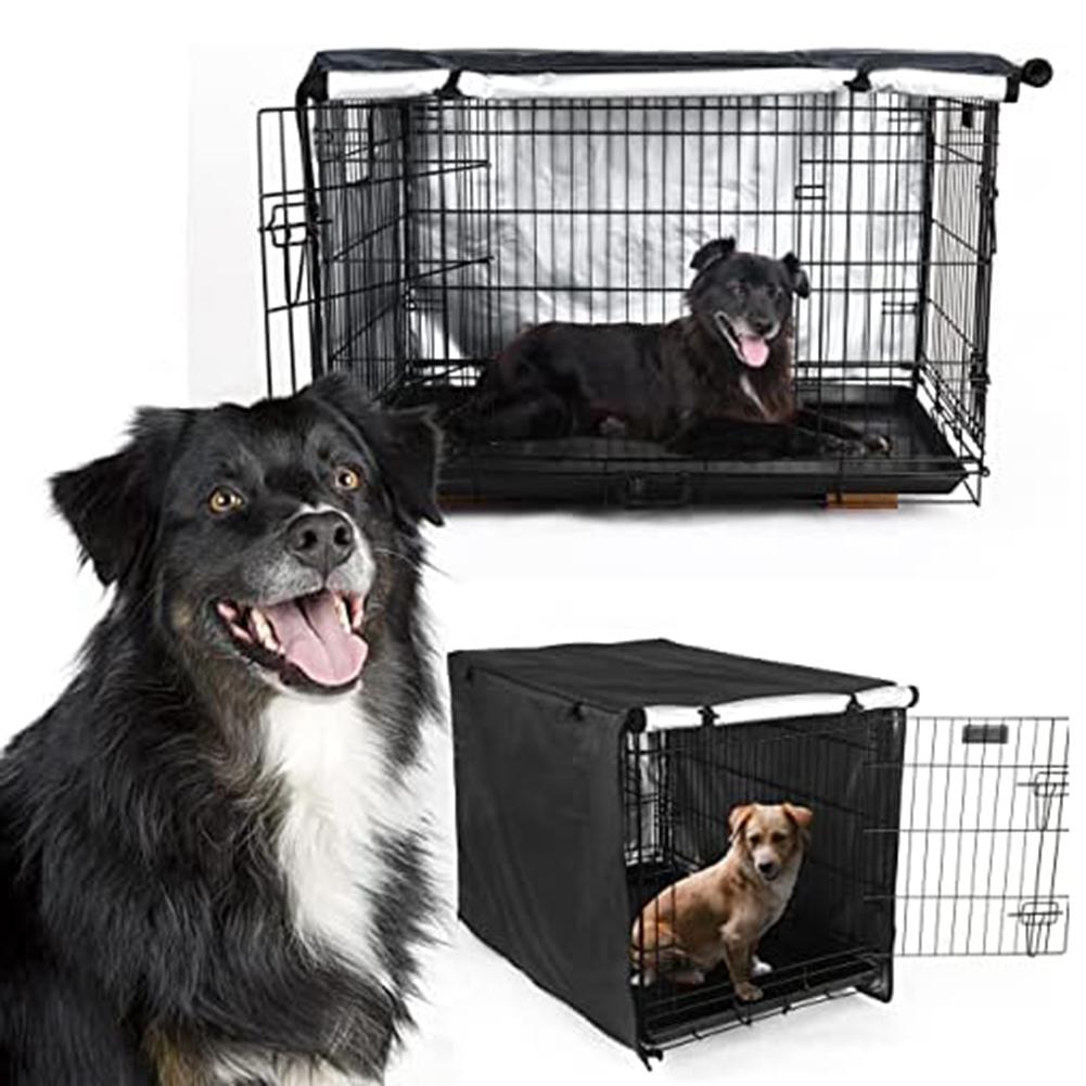 Hundekäfigabdeckung Outdoor Haustierabdeckung Rolltor Eingang Größenoptionen verfügbar