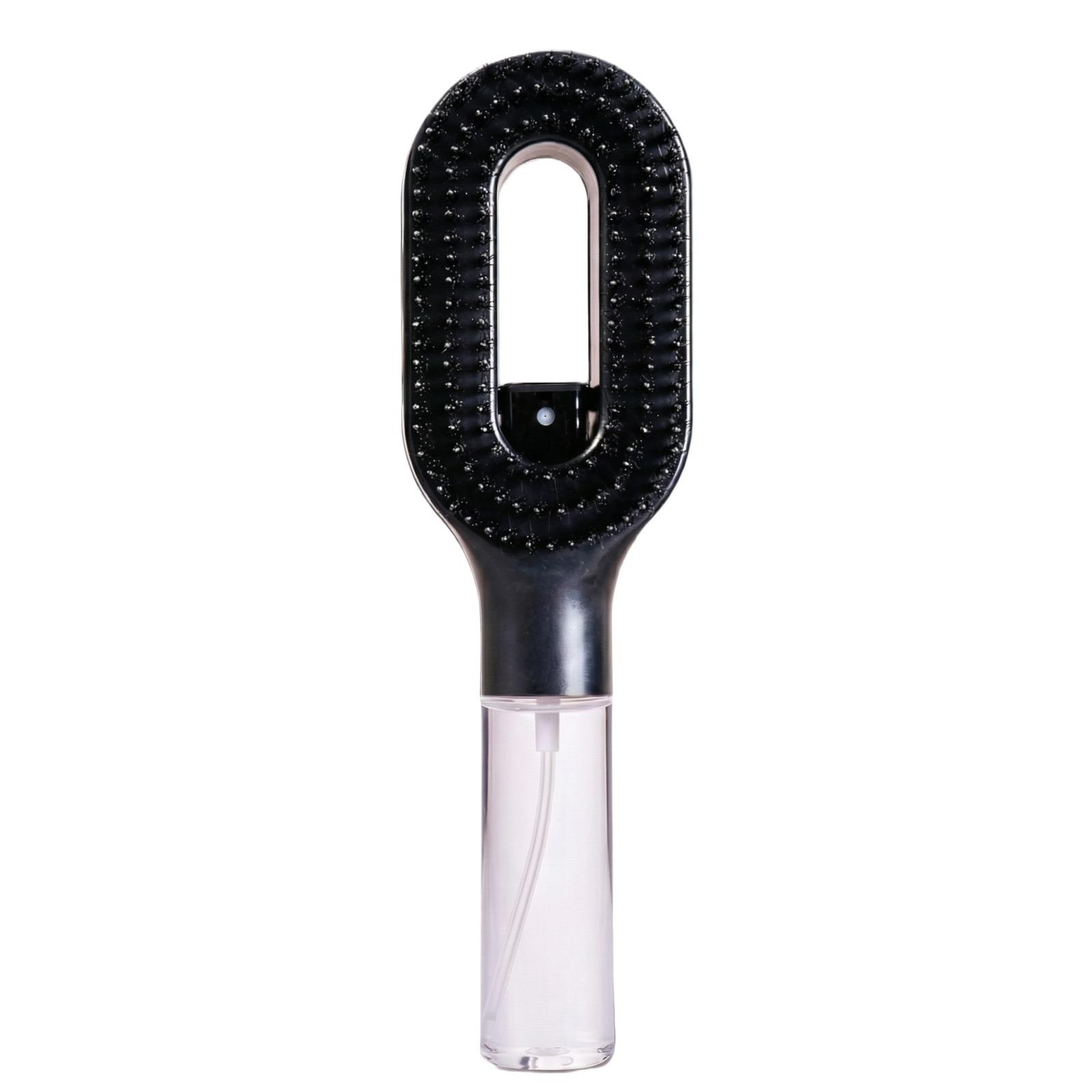 

Water-Spray Hairbrush With Handle, One- Spray, -Frizz Hairbrush One Size чёрный