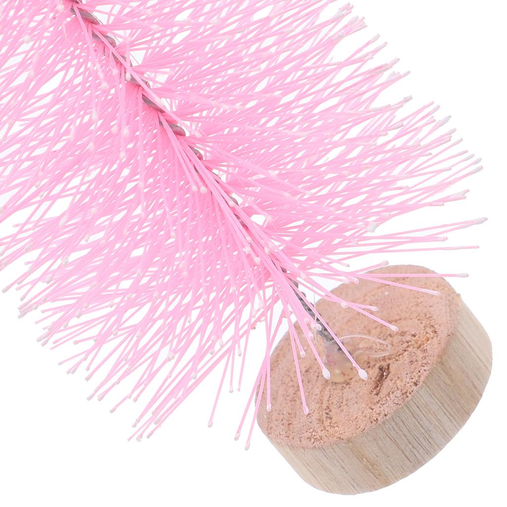 10Pcs Mini Xmas Tree Decor Plastic Wood Base Lightweight Desktop Christmas Pine Tree Ornament Gift Desktop Xmas Ornament