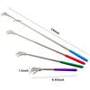 1Pc Stainless Steel Extendable Hand Claw Back Scratcher Massager for Itching Relief Self-Finger Scrubbing Tool