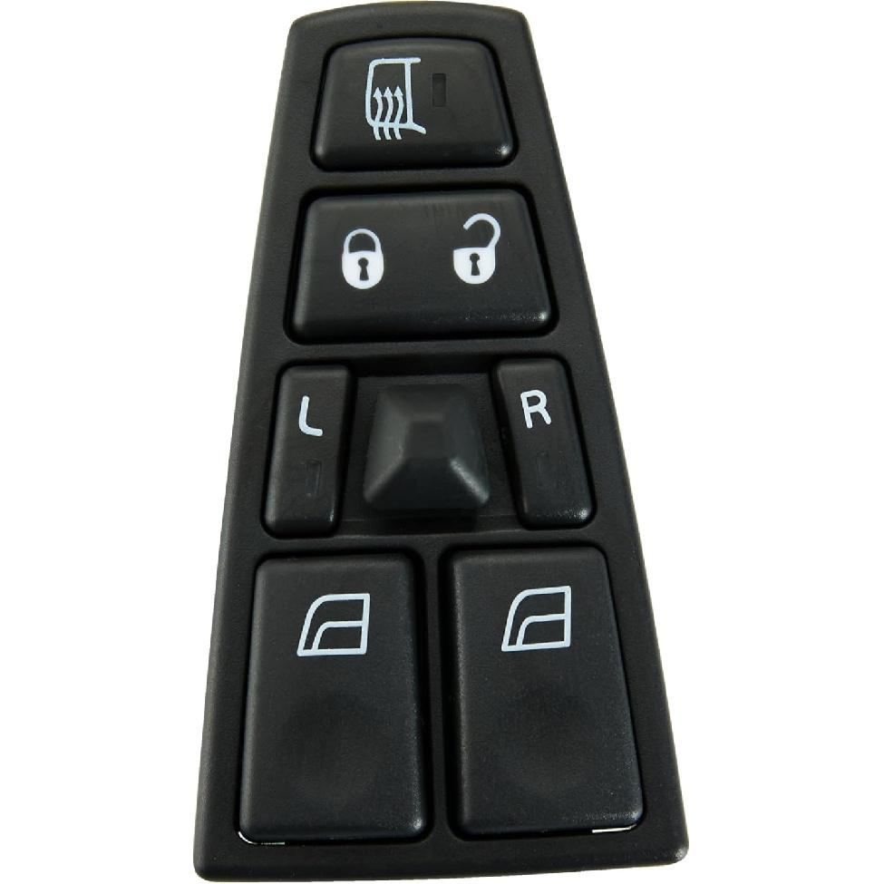 Power Window Switch Fits For Volvo VAH 2011-2015,VHD 2004-2015,VNL 2004-2017,VT 2004-2014,Driver Side Control Door Vidrios Master Switch OEM