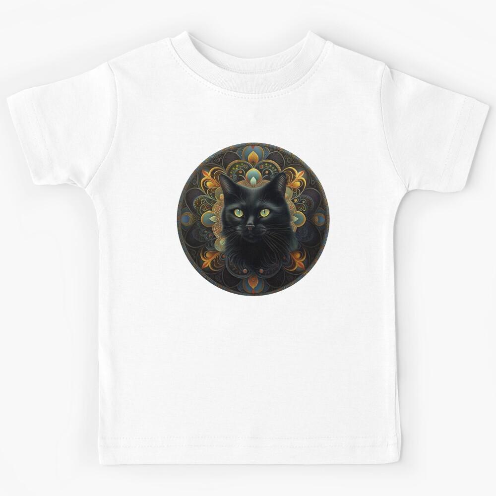 Cat Noir #1464 | Black Cat Kids T-Shirt 170