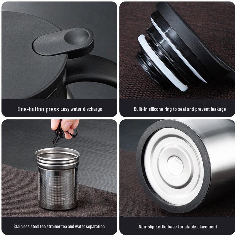 Lijia Rostfritt Stål Isolerad Tekanna