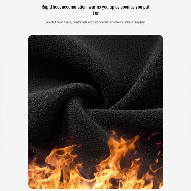 Wassup Sohot Men's Warm Fleece Half-Zip Stand Collar Sweatshirt