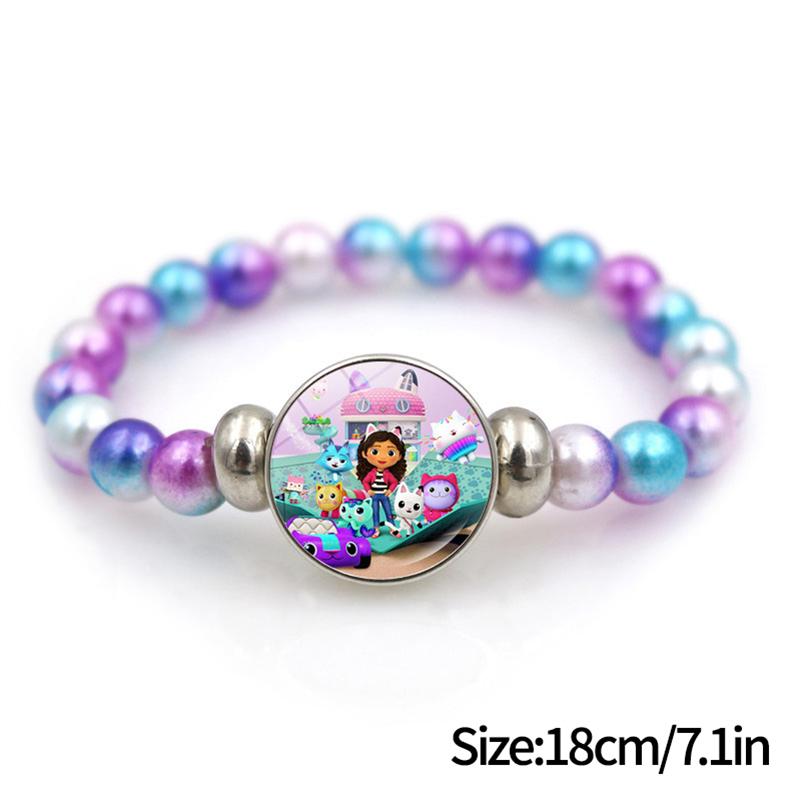 Cute Gabby Dollhouse Necklace Animation Girls Bracelets Choker Kids Present Cosplay Accessories Birthday Party Favor