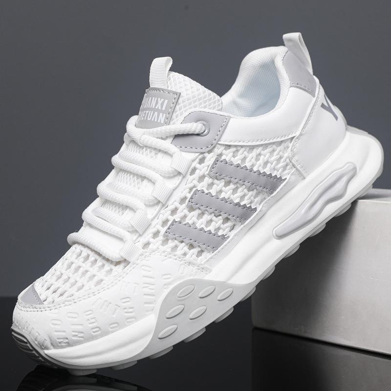 

Мужская повседневная обувь Осень Новые мужские легкие модные кроссовки Спортивная обувь Обувь Daddy Shoes Мужская рабочая обувь 44 белый