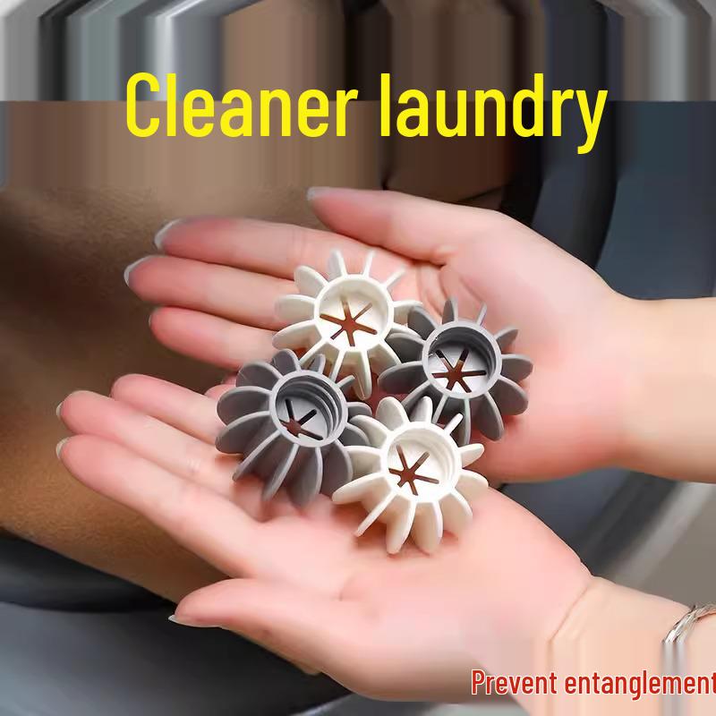 Tangle-Free Laundry Ball: Stain & Lint Remover, Machine Cleaner, Anti-Knot Care.