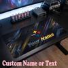 Pittsburgh Steelers Customized Name Text Mouse Pad, Large Desk Mouse Mat Personalized Home Office Present