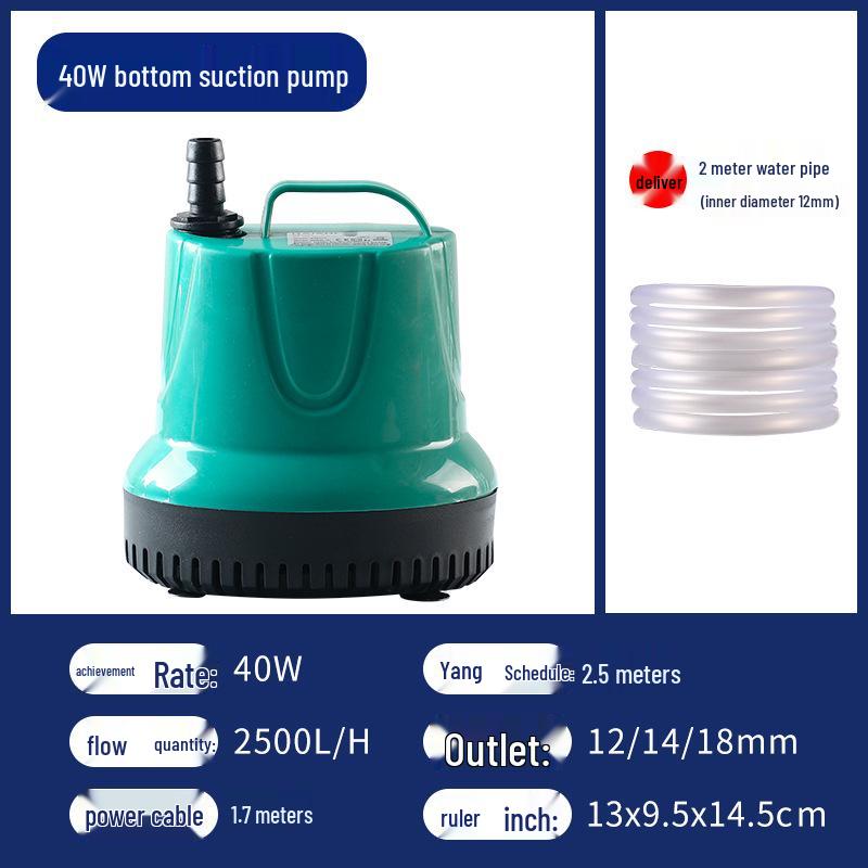 Bonsai Aquarium Leise Wasserpumpe mit Filtration für kleine Teiche