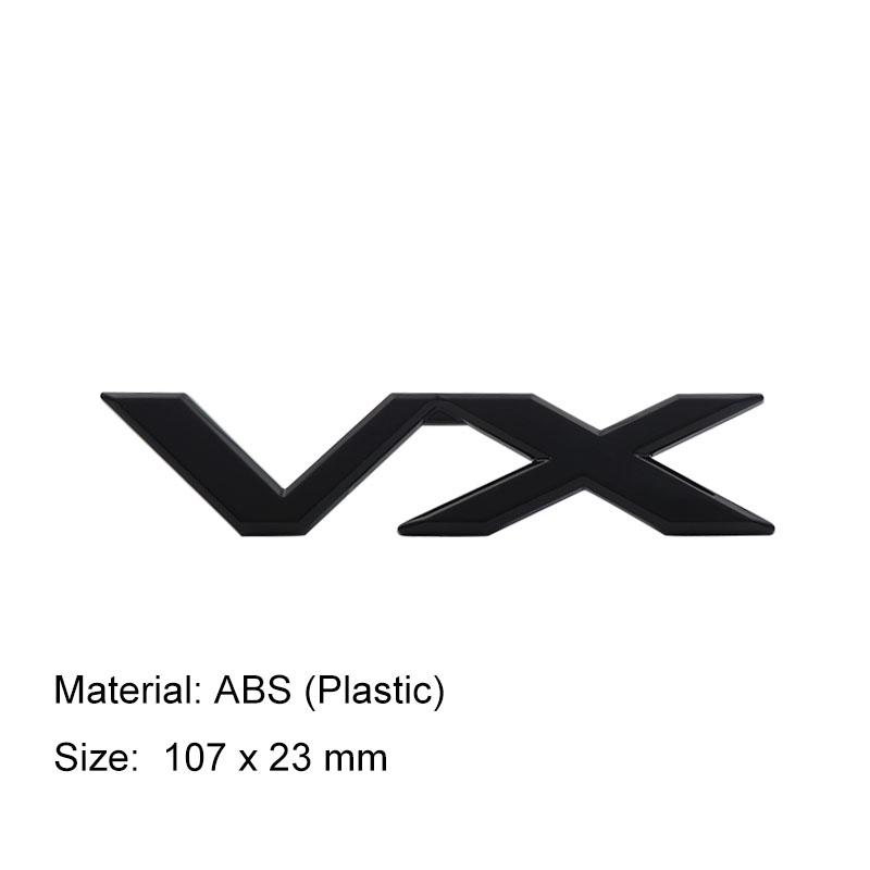 3D Premium ABS TX TX.L VX VX.L Aufkleber Heckstoßstange Plakette Auto Heckklappenemblem Zubehör Außendekoration