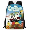 Cuphead Student Backpack Cartoon Teacup Head Backpack Lightweight 123 Grade Boys and Girls