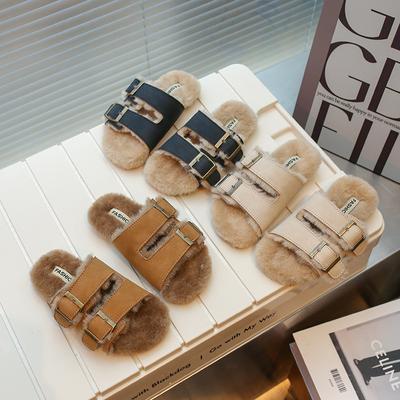 Baby Cotton Slippers Autumn and Winter Slippers Children's Home Shoes