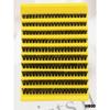 8-16mm Mixed Size D-Curl Design 80D Russian Curl False Eyelashes, Natural Soft Fluffy Cluster Fake Lashes, Wispy Smoke Effect DIY Lashes