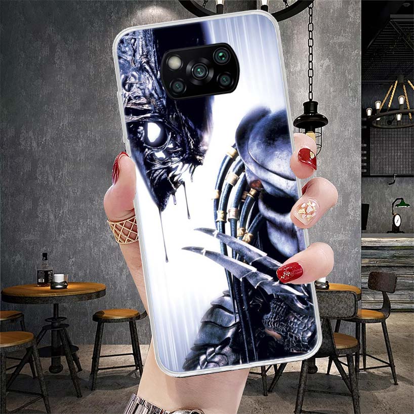 

Alien Vs Predator Painted Soft Phone Case For Xiaomi Redmi 15C 15 13C 13 Poco X5 X6 X7 F7 Ultra M7 12C 12 10 10C 9C 9A 9T 9 Fund Redmi 10C