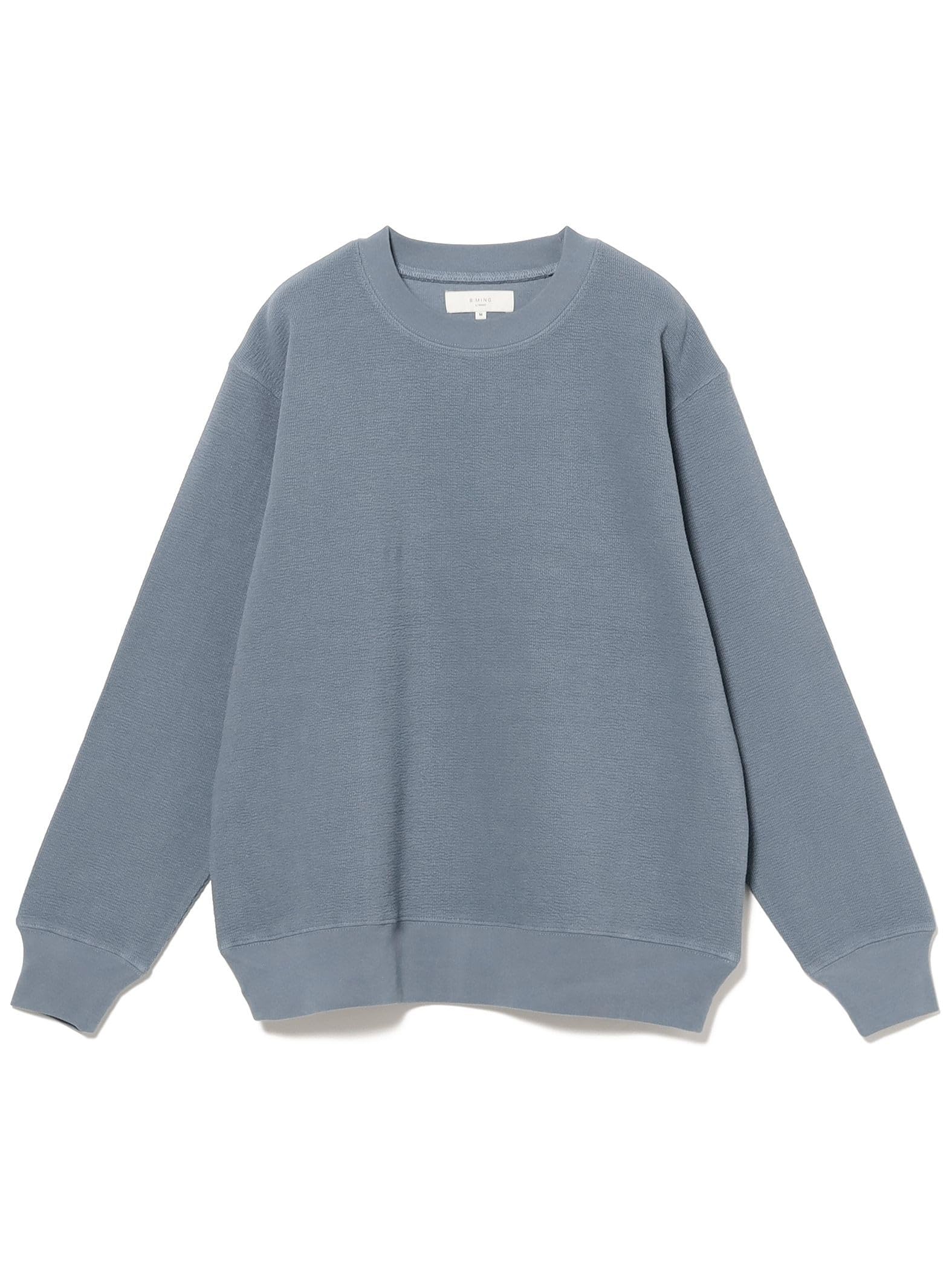 

B:MING LIFE STORE by BEAMS Sakariba Crew Neck Sweatshirt, Men s, Blue/Grey, Size M
