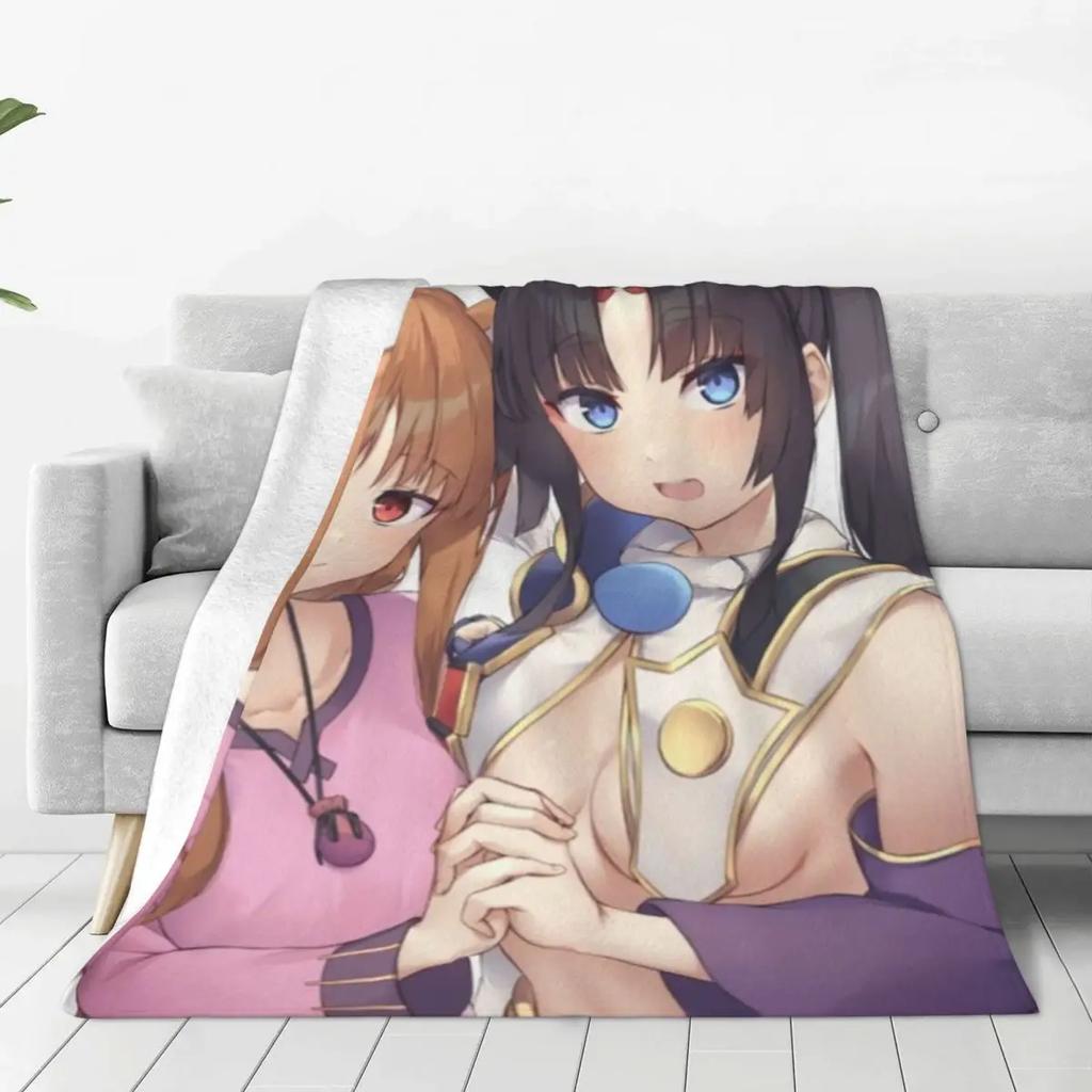 Japanese Anime Spice and Wolf Super Soft Velvet Plush Throw Blanket Modern Cute Holo Bedspread Blanket Home Blankets And Throws