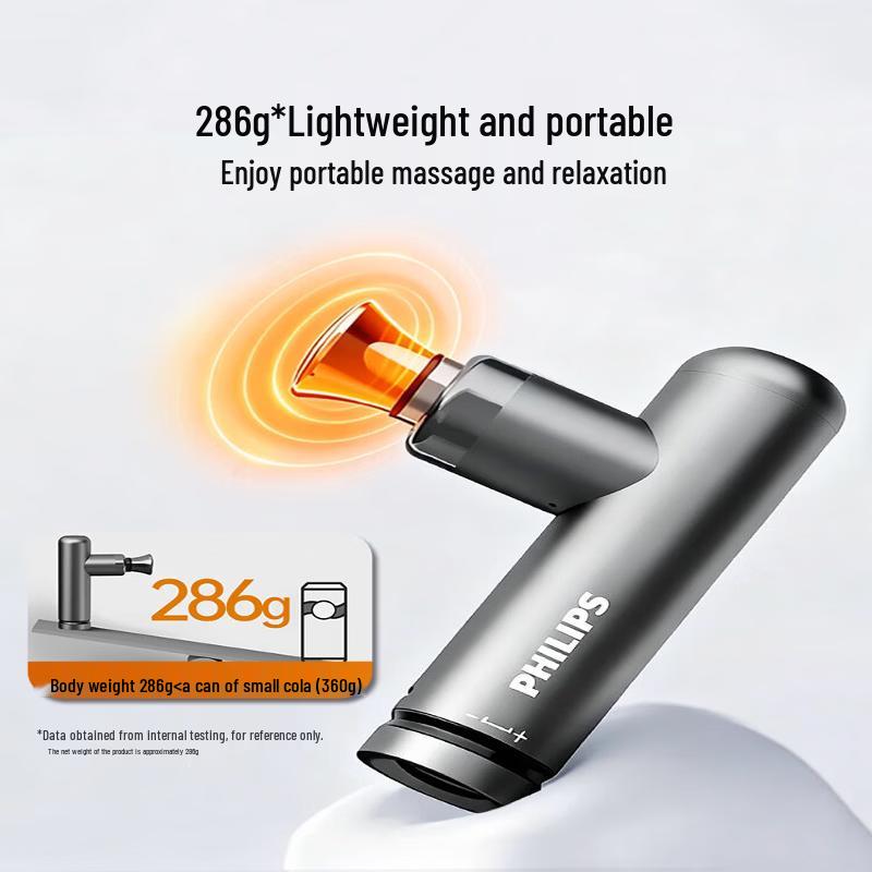 Philips Portable Deep Tissue Massage Gun PPM7308DG CN plug (adapter included)