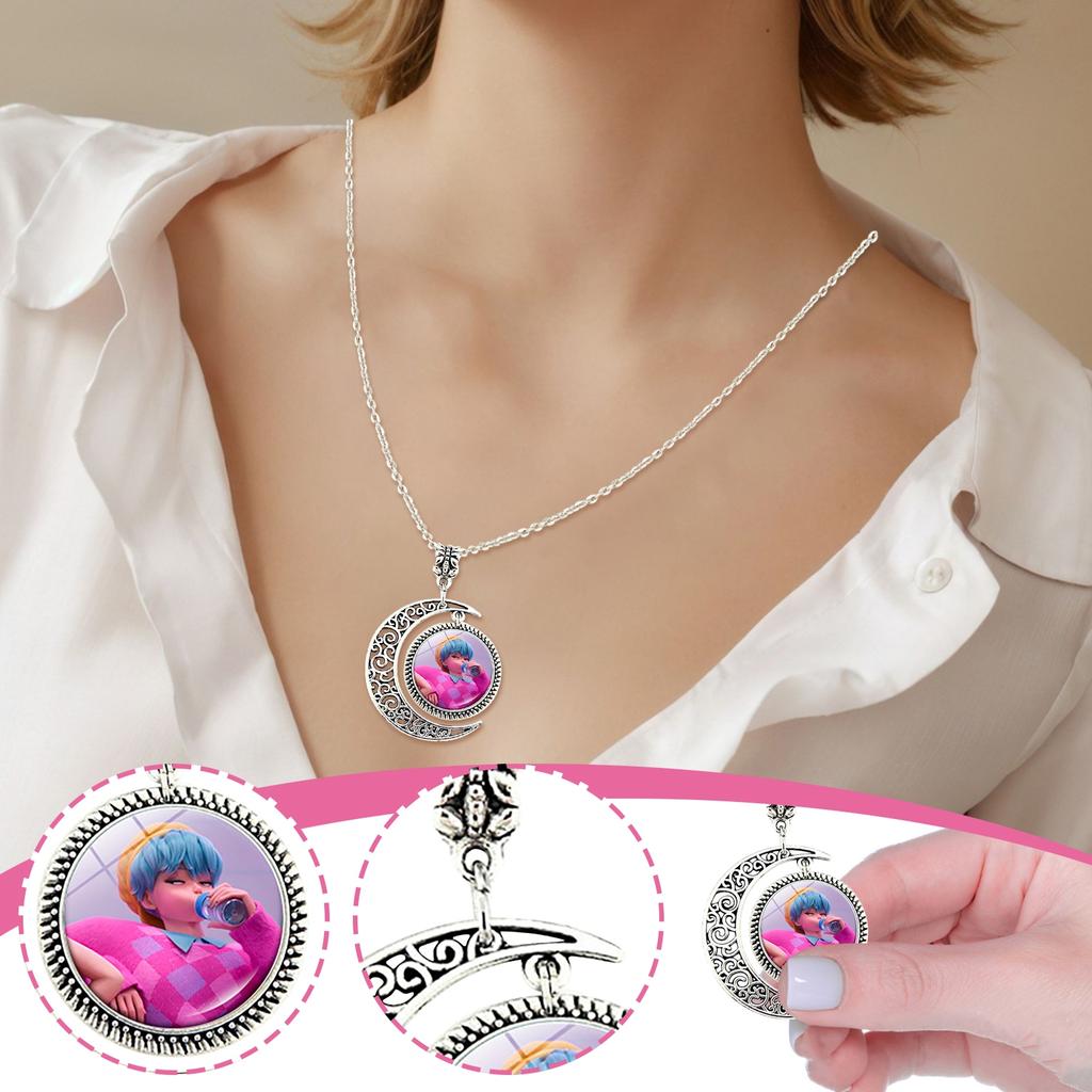 Cartoon Pendant Necklace For Women,  Accessories, Cross-border  Anime Cartoon Sweater Chain