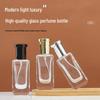 Transparent Glass Perfume Spray Bottle - Press-Type Dispenser for Cosmetics