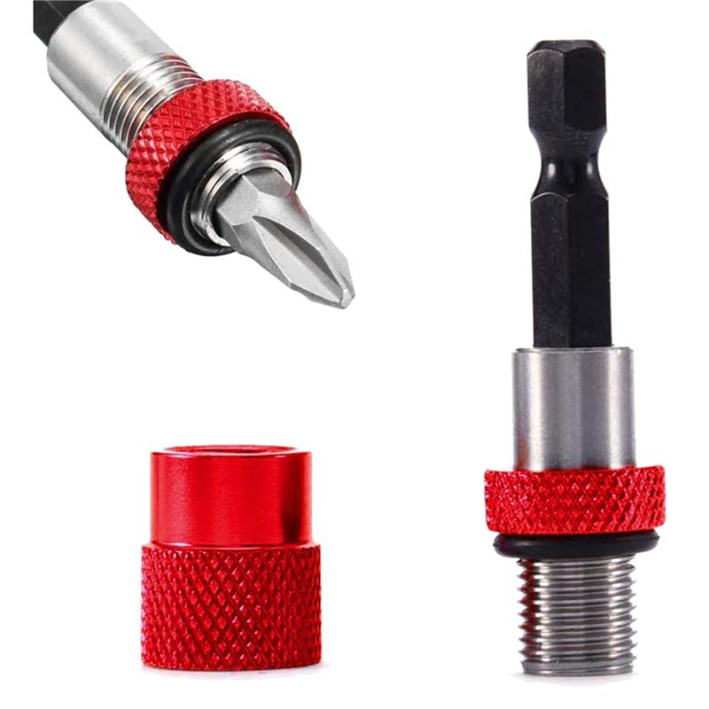

2025 Trend 3Pcs 1/4 Hex Shank Electric Drill Magnetic Screwdriver Bit Holder Tool Magnetism Limit Adjustable Extension Rod