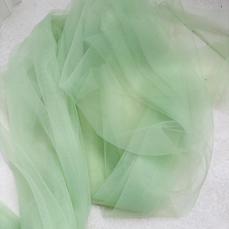 Green Gauze Curtain Gazebo: New Chinese Style Mesh for Outdoor Decor, Kindergarten Design, or Home Environment Arrangement.