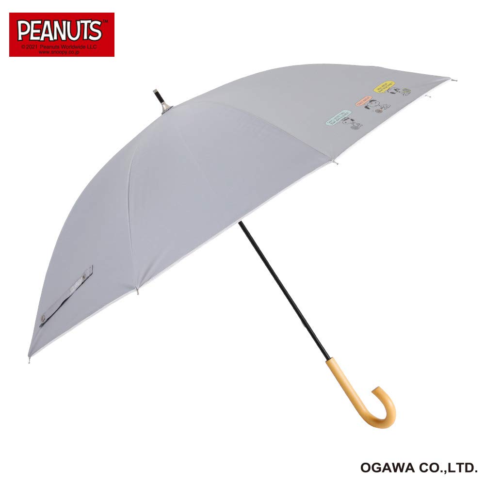 Ogawa Snoopy UV Peanuts Beer 8 90061 Women's Parasol, 99.9% Protection, Heat-Shielding, Water-Repellent, Design, 50cm, Ribs,