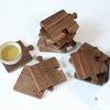 Creative Cookie Coaster for Drinks Solid Wood Heat Resistant Placemats for Table Rustic Cork