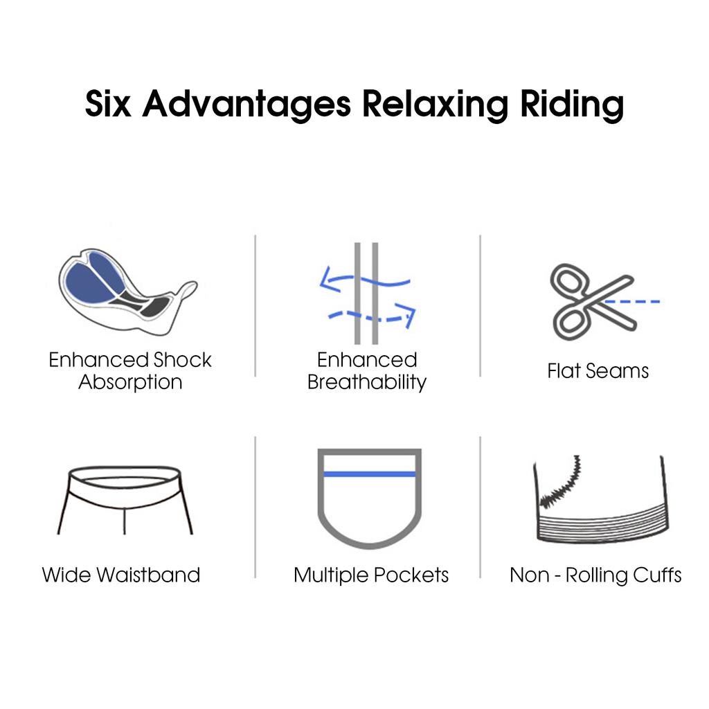 Gepolsterte Fahrradshorts für Herren Hohe Elastizität Schnelltrocknend Atmungsaktiv Silikonpolster Radhosen Schwarz mit Roter Linie Asien