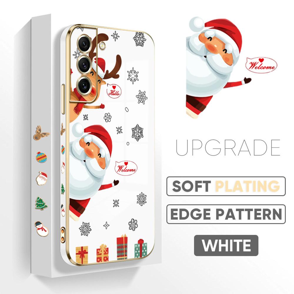 Barevné tiskové vzory Pouzdro se čtvercovým vzorem na hraně Pokovené pouzdro telefonu Luxusní pokovování měkké pouzdro na telefon pro iPhone Motorola Moto OnePlus Samsung