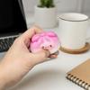 12Pcs Cartoon Bow Dumpling Squeeze Toy with Steamer Box, Slow Rebound Steamed Bun Sensory Toy, Decompression Dough Stress Ball Fidget Toy