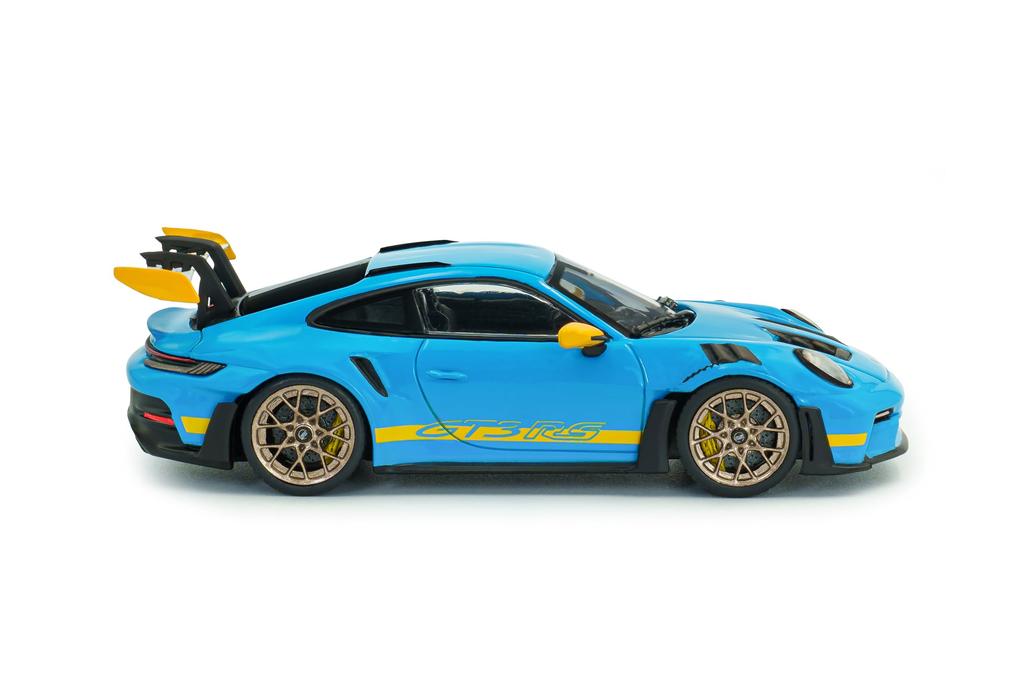 SOLIDO Porsche 911 GT3 RS 2023 Tribute Daytona 24H 2003 Fertigmodell S4314803 1/43 (992) (blau)