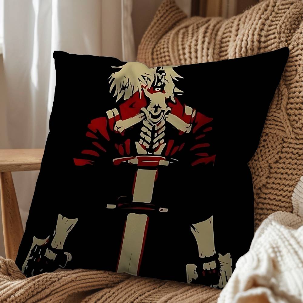 Power Vergil Game Devil May Cry Pillow Case Sofa Living Room Bedroom Headboard Backrest Cushion Square Cushion Nap Time