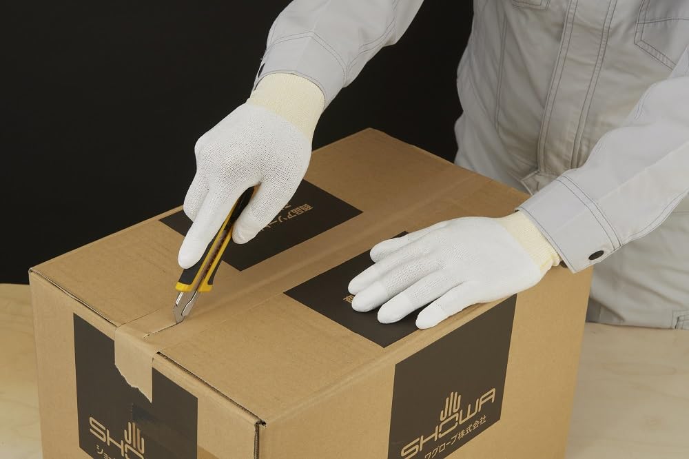 Showa Gloves 530 Chemistar Size 1 Pair [Cut Resistant] No. Finger, White, L,