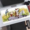 Calvin and Hobbes Extended Gaming Mouse Pad with Stitched Edges NonSlip Rubber Base Waterproof Desk Mat for Computer Laptop Office Gaming