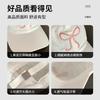 Bow baseball cap women's new summer face small sunshade sun protection soft top cap tide