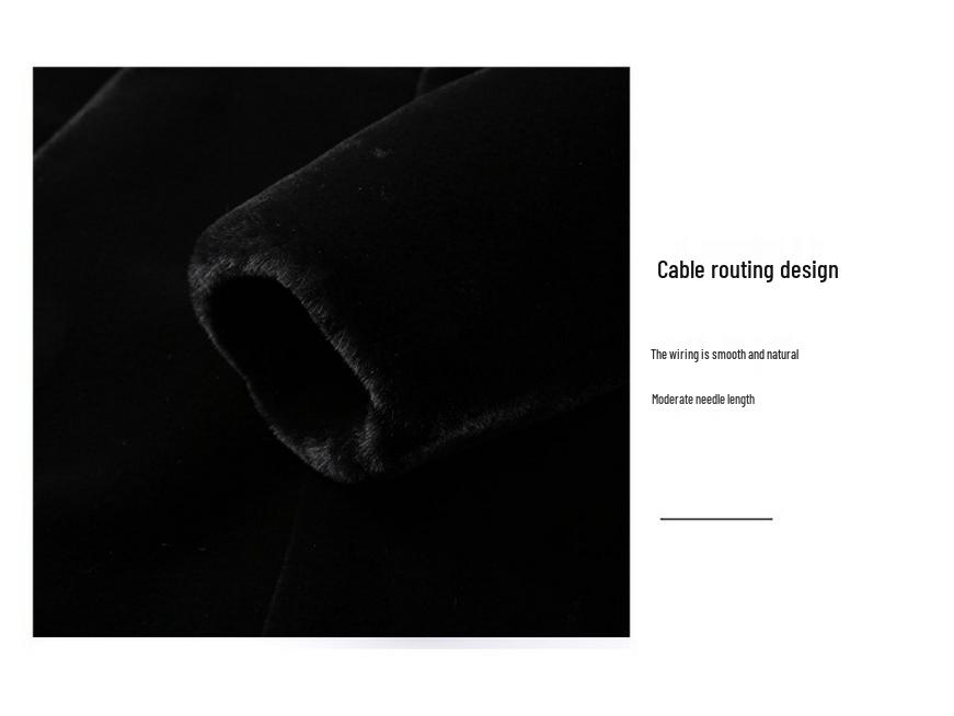 Men's Mid-Length Wool Coat with Faux Mink Fur Lapel - Fashionable, Casual, and Warm Dad's Wear