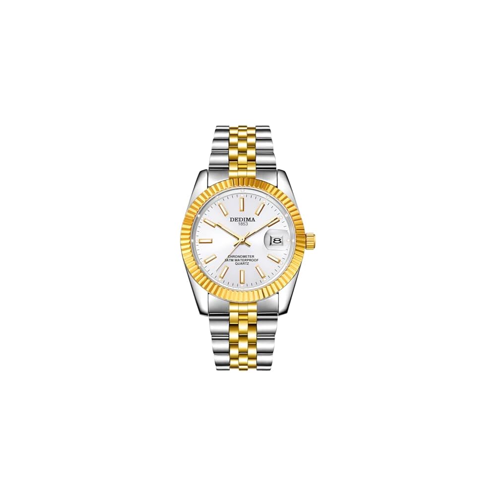 AOKOWN Men s Classic Analog Watch 38mm Waterproof Quartz Slim Design Fashion Business