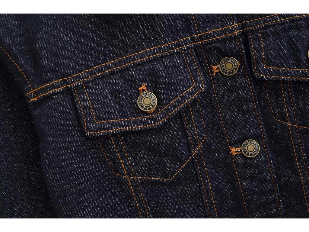 American Retro Slim Fit Denim Shirt Jacket