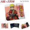 Naruto Shippuden Geldbörse PU-Leder Bi-Fold Druckknopf Anime Kartenhalter Kurze Geldbörse 1 Stück