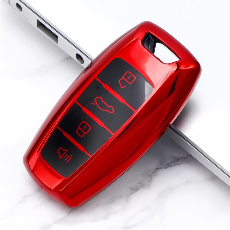 

New Soft TPU Car Remote Key Case Cover For Great Wall Haval Hover H1 H4 H6 H7 H9 F5 F7 H2S GMW Coupe Accessories червоний