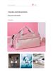 Waterproof Travel Bag with Logo, Large Capacity, Dry/Wet Separation, Shoe Compartment, Lightweight for Business Trips and Fitness.