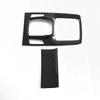 For MG HS 2018- ABS carbon fiber center conlose Gear Shift Panel front water cup holder Cover sticker interior accessories