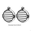 2 Pieces Fog Light Protector Cover Aluminum Alloy Motorcycle Lamp Guard Foglight Shield