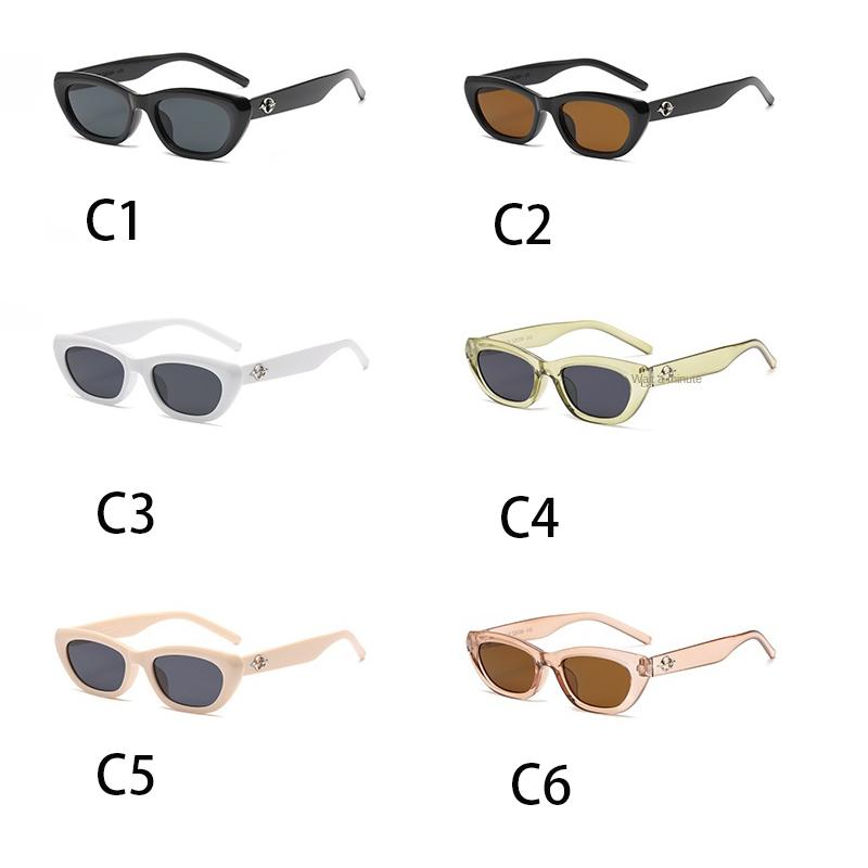 2PACK New Vintage Small Cat Eye Sunglasses Women Luxury Designer Retro Sun Glasses for Ladies New Fashion Sunglass UV400 Eyewear