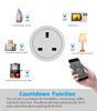 UK Graffiti Smart Socket 16A: WiFi Remote Control, Metering, Timer, Alexa Voice Compatible