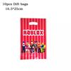 Hot Robot Roblox Dětská Narozeninová Párty Potřeby Sada Jednorázové Nádobí Roblox Papírové Talíře Kelímky Balónky Baby Shower Party Dekorace