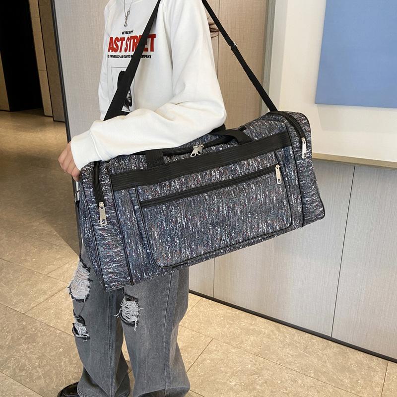 Long and short distance large capacity camouflage hand-held travel bag household clothing moving storage luggage bag