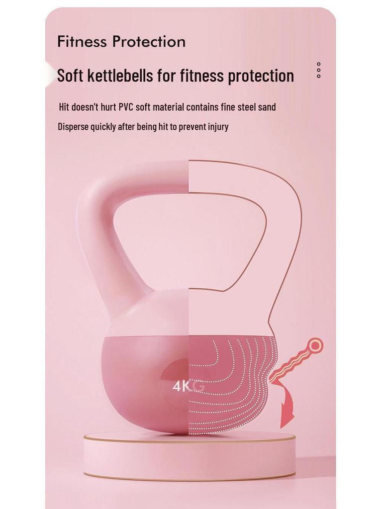 Butt-Building Soft Iron Sand Kettlebell for Fitness and Squat Training